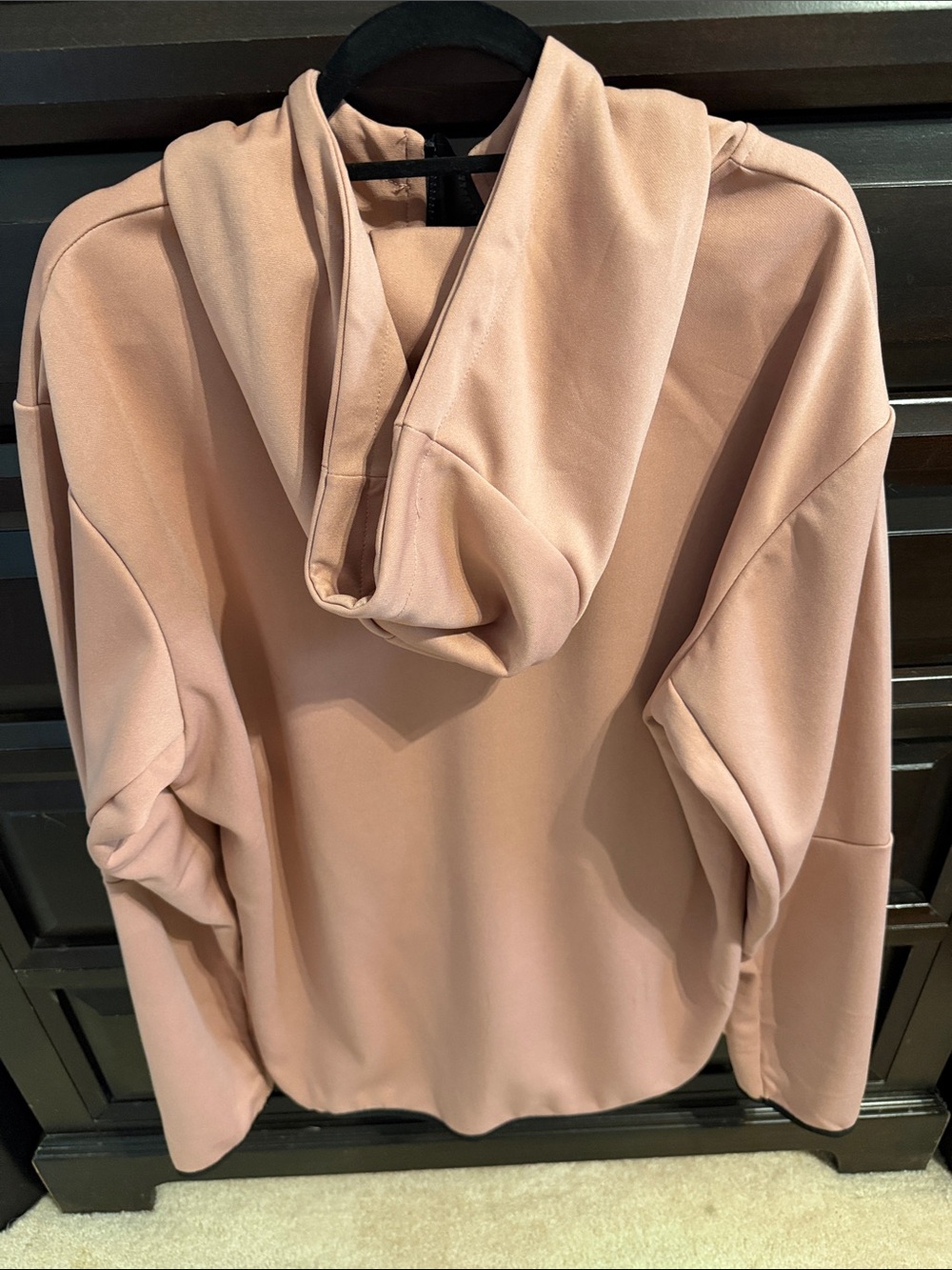 Nike Dusty Rose Hooded Utility Jacket & Joggers Set with Black Trim - Picture 3 of 16